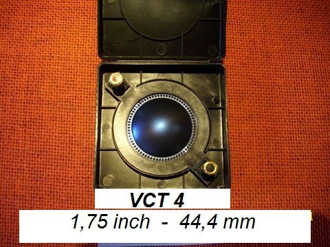 Diaphragm Voice Coil – 8 ohm 1,75 inch – 44,4 mm VCT 4 1