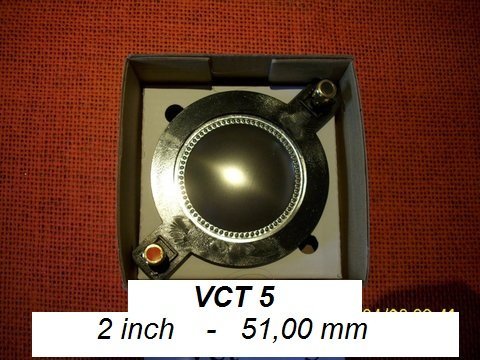 Diaphragm Voice Coil – 8 ohm 2,0 inch – 51,1 mm VCT 5 1