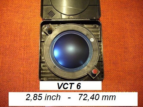Diaphragm Voice Coil – 8 ohm 2,85 inch – 72,4 mm VCT 6 1