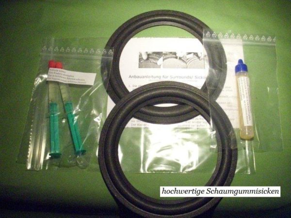 Klein & Hummel	098tv   115 rings refoam set incl adhesive+remove