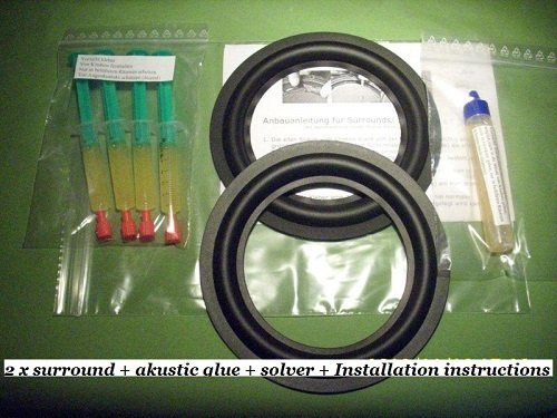 Acron	210 C     rings rubber set incl adhesive+remov 1