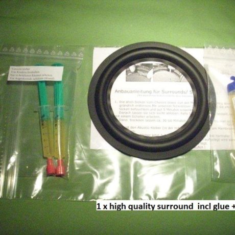 6,04 inch rings refoam set incl adhesive+remover BEO Kit 1