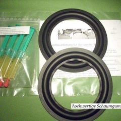 Cabasse 17B18   rings refoam set incl adhesive+remover