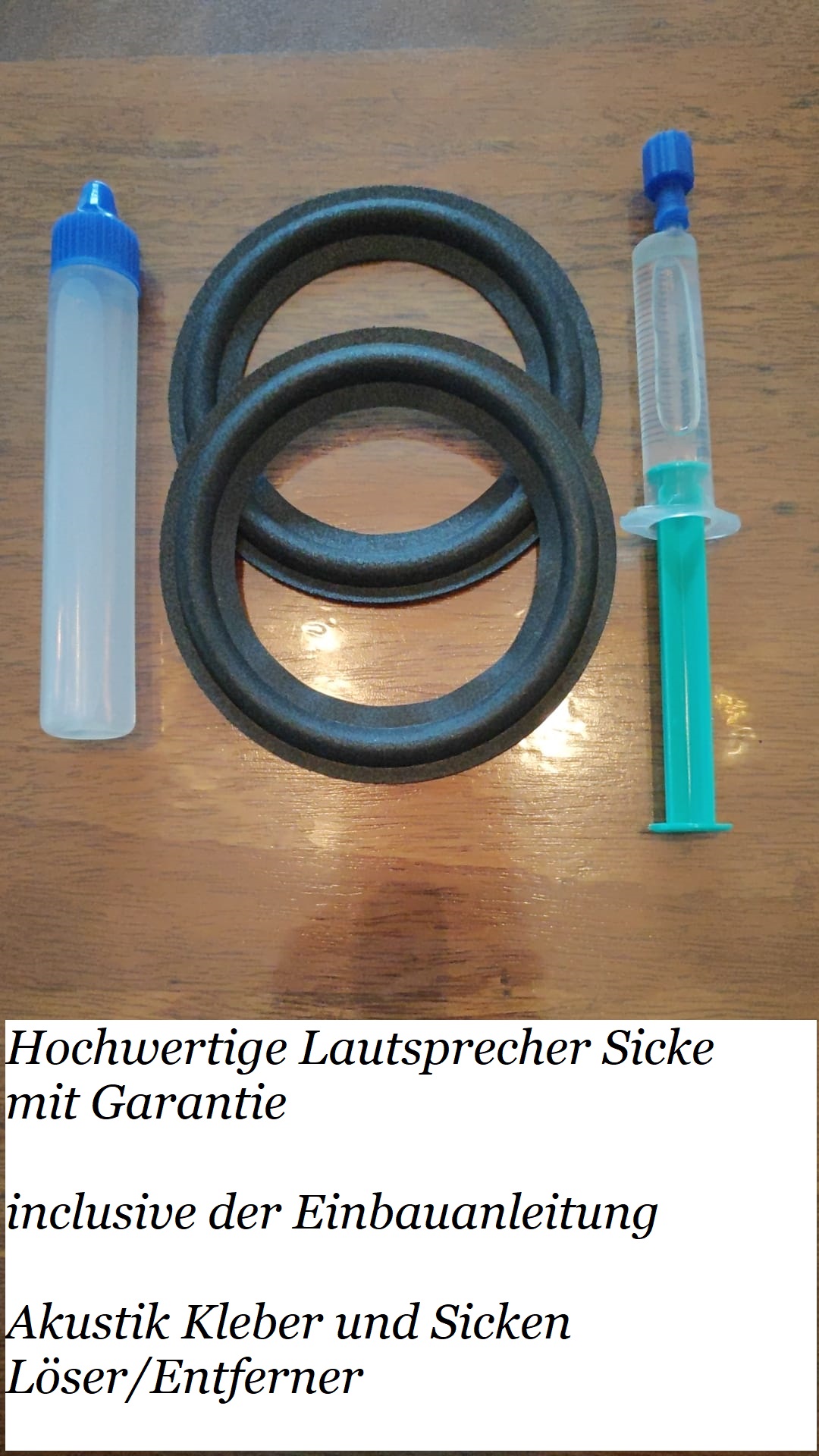 Audi 97 mm Hochwertiges Schaumgummi Lautsprecher Sicken Set mit Garantie 95