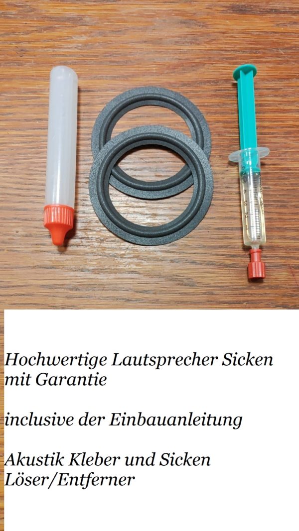 74 mm Hochwertiges Schaumgummi Mittelton Lautsprecher Sicken Set  OL