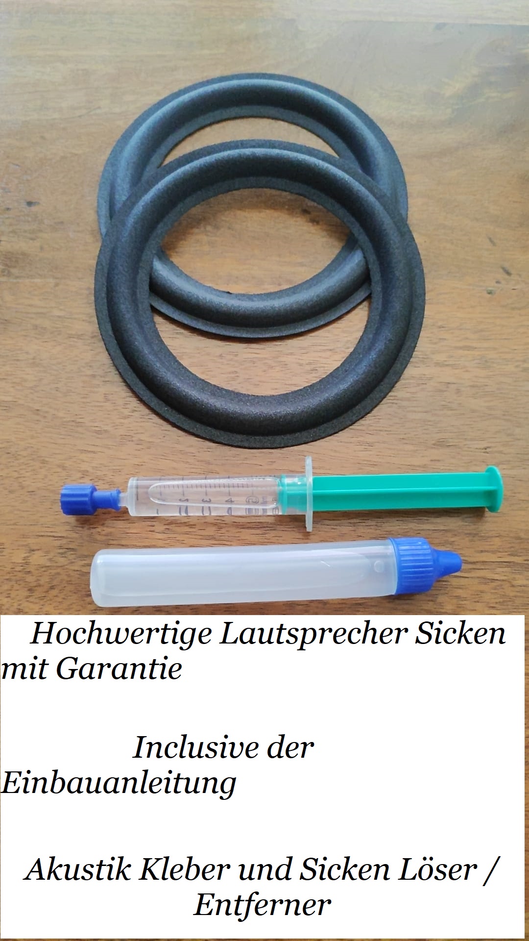 Audi 80 Cabrio Hochwertiges Schaumgummi Lautsprecher Sicken Set mit Garantie 122