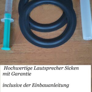Audi 90 Mittelton Hochwertiges Schaumgummi Lautsprecher Sicken Set mit Garantie 122