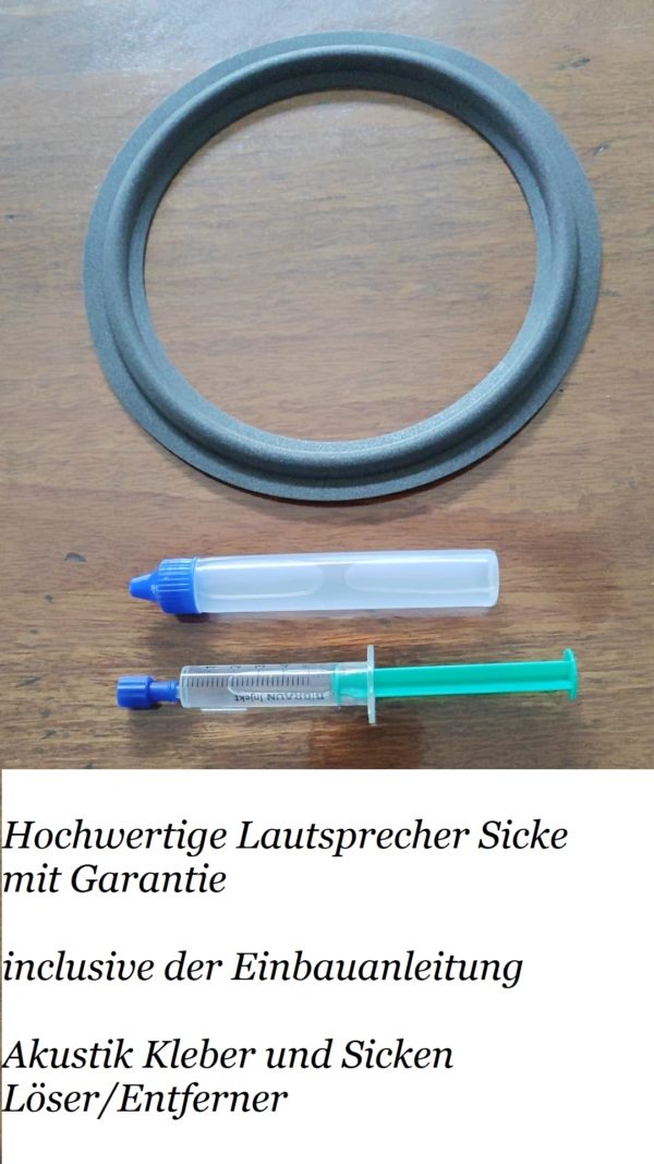 Kirksaeter Concept 120  Hochwertiges Schaumgummi Lautsprecher Sicken Kit mit Garantie 223