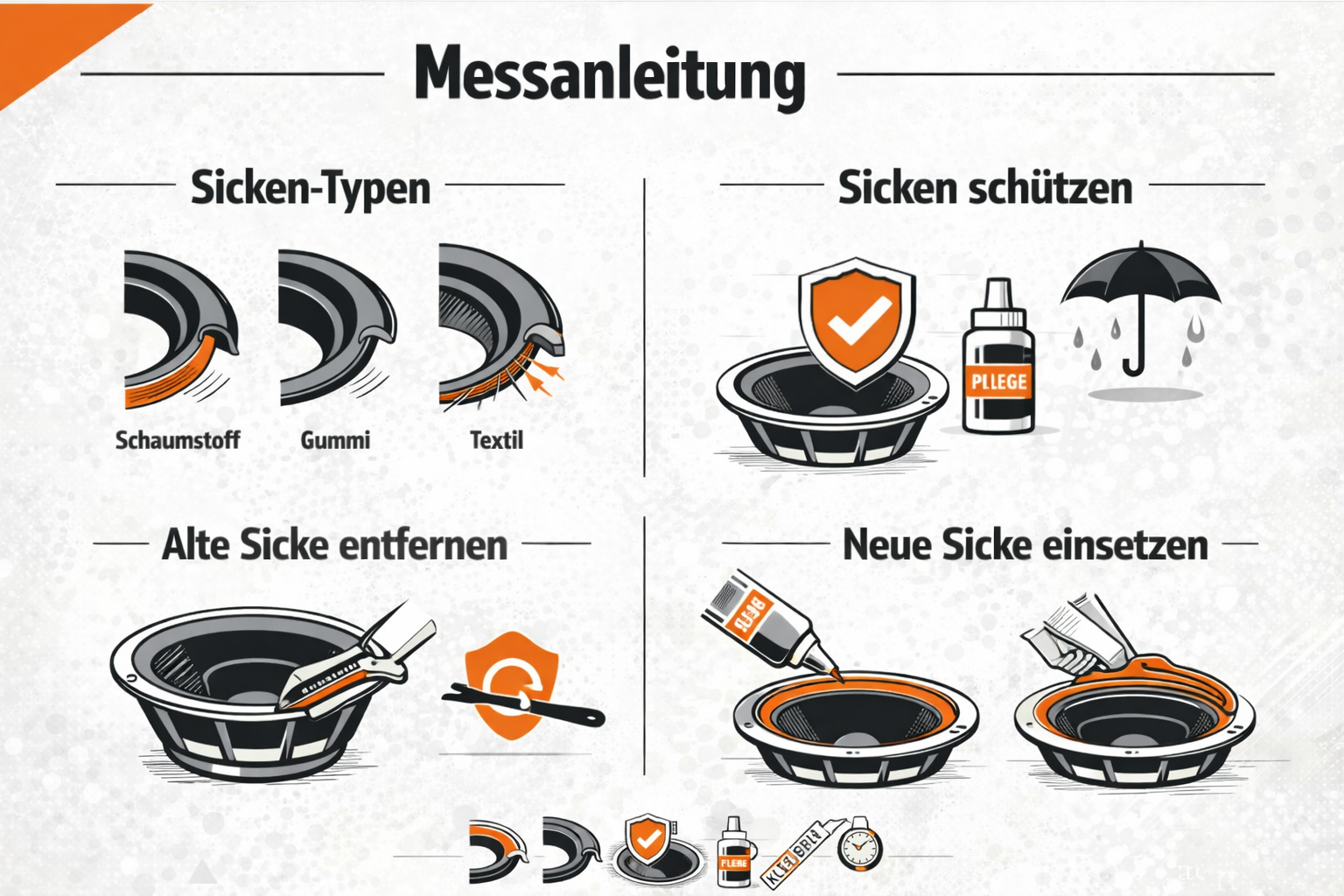Außendurchmesser der Sicke messen