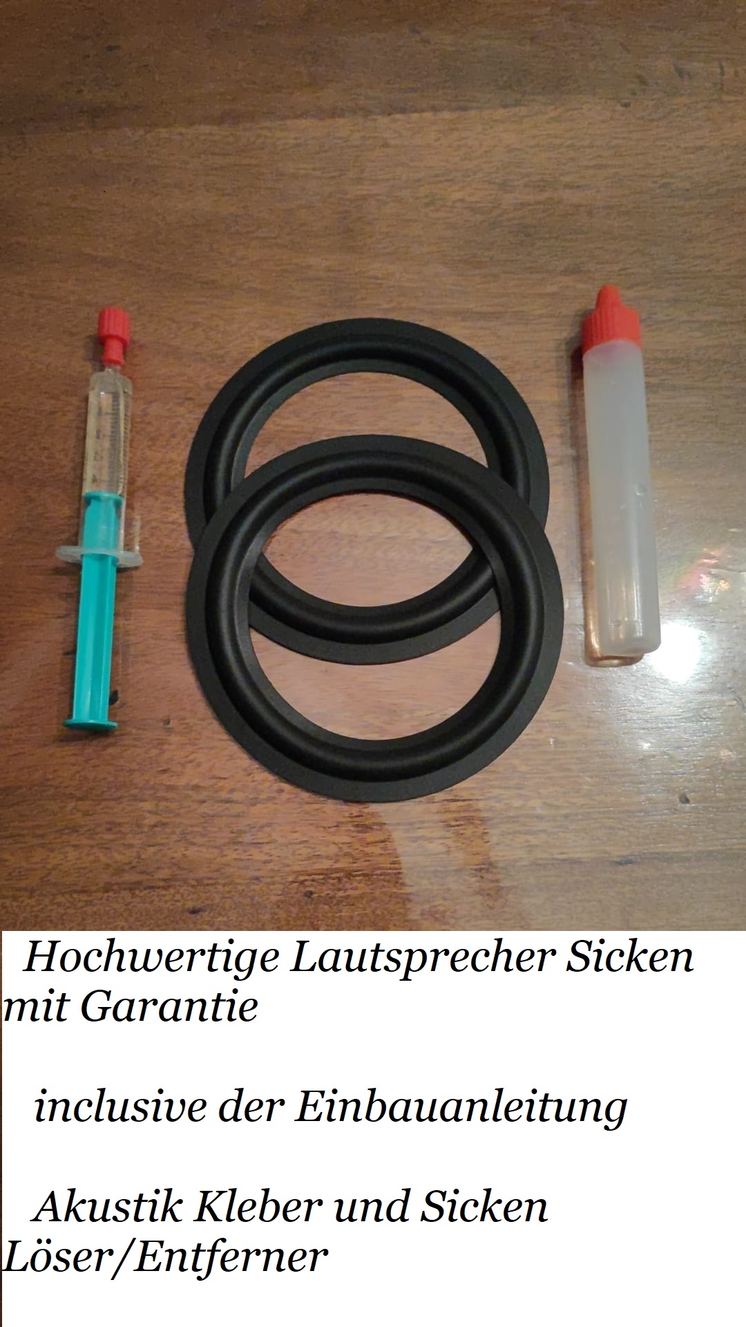 SPENDOR S3 Hochwertiges Lautsprecher Gummi Sicken Set mit Garantie 116g
