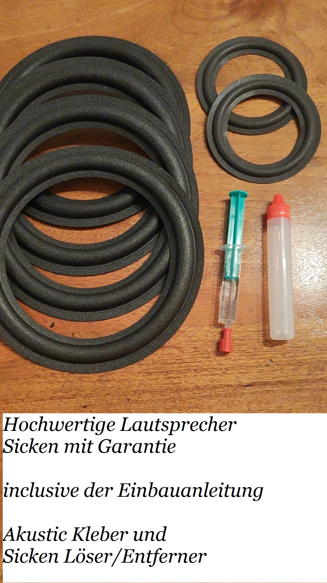 Acoustic Research Spirit 162 high quality speaker foam ring 6 x kit 209+170